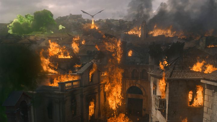 Utter destruction in King's Landing. 