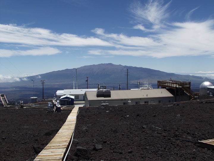 Atmospheric CO2 measurements have been collected at the atmospheric baseline station Mauna Loa Observatory in Hawaii since the 1950s.