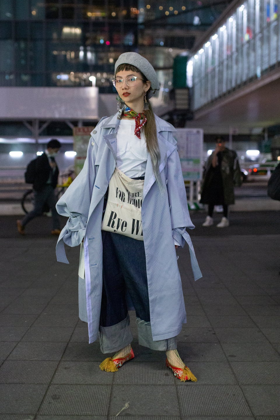 Layered Crop Top, High Waist Shorts & Clear Clutch in Harajuku – Tokyo  Fashion