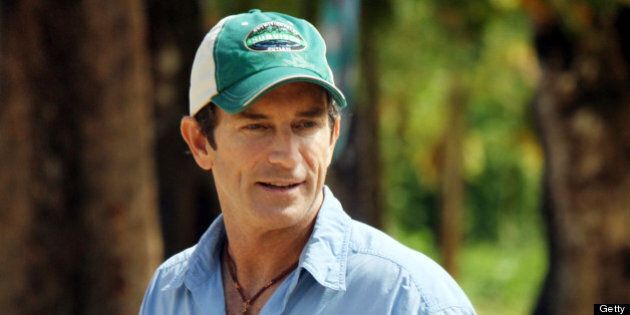 APIA - SEPTEMBER 20: 'Just Annihilate Them' -- Jeff Probst, during the immunity challenge, 'Odd Shaped Bottoms', during the eighth episode of SURVIVOR: ONE WORLD, Wednesday, April 4 (8:00-9:00 PM, ET/PT) on the CBS Television Network. (Photo by Robert Voets/CBS via Getty Images)