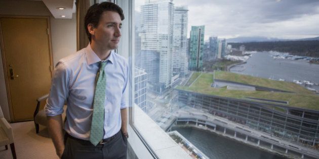 Justin Trudeau, Canada's prime minister, stands for a photograph after an interview in Vancouver, British Columbia, Canada, on Wednesday, March 2, 2016. Trudeau said money will be provided to Federation of Canadian Municipalities 'to help our cities and towns in responding to pressing climate change challenges.' Photographer: Ben Nelms/Bloomberg via Getty Images