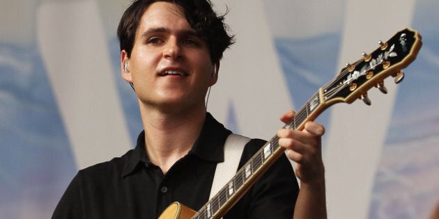 SYDNEY, AUSTRALIA - JANUARY 18: Ezra Koenig of Vampire Weekend performs live on stage at Big Day Out 2013 at Sydney Showground on January 18, 2013 in Sydney, Australia. (Photo by Mark Metcalfe/Getty Images)