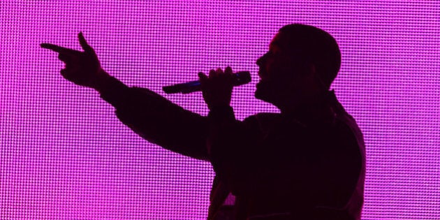 SAN DIEGO, CA - NOVEMBER 24: Drake performs onstage at Viejas Arena on November 24, 2013 in San Diego, California. (Photo by Daniel Knighton/Getty Images)