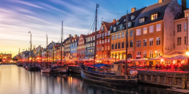 Taken in Copenhagen at the famous Nyhavn port, during a sunset. It's been a while since the river was completely closed to the outside sea, and this area became a great tourist-y place for nightlife, filled with bars, restaurants.Used my trusty Nikon 14-24mm with an ND10 filter.