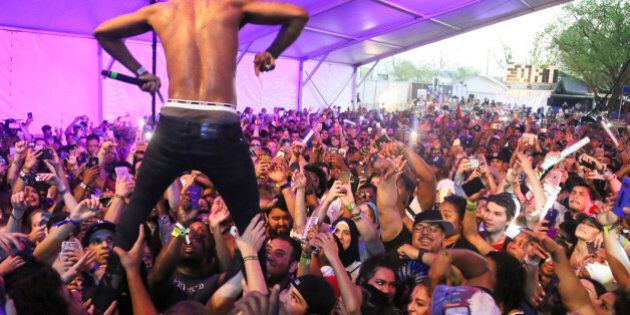 Tory Lanez performs at the FADER FORT Presented by Converse during the South by Southwest Music Festival on Friday, March 18, 2016, in Austin, Texas. (Photo by Jack Plunkett/Invision/AP)