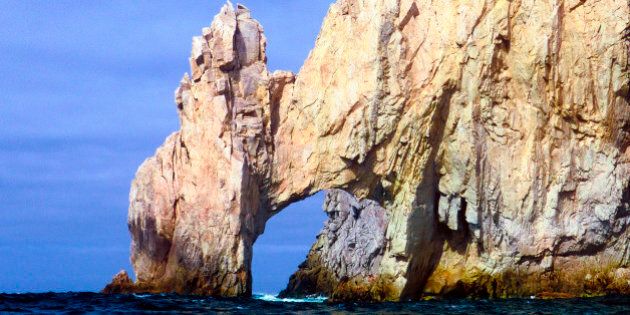 Mexico, Baja Sur, Cabo San Lucas, El Arco, Golden Arches at Land's End. (Photo by: Education Images/UIG via Getty Images)