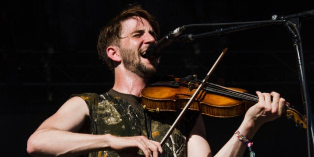 TORONTO, ON - JUNE 13: Musician Owen Pallett performing on the main stage during day two of the Bestival music festival at Toronto Island on June 13, 2015 in Toronto, Canada. (Photo by Dominik Magdziak Photography/WireImage)