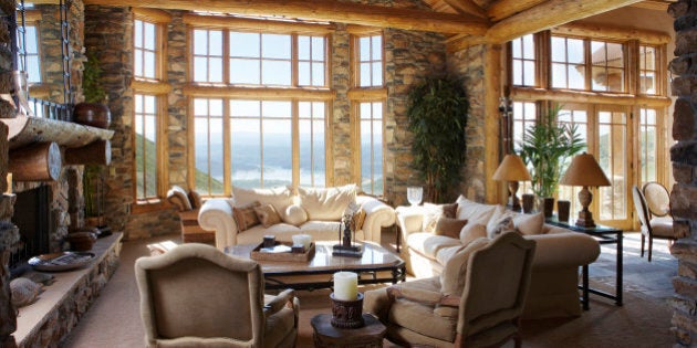 Living Room with Lake View