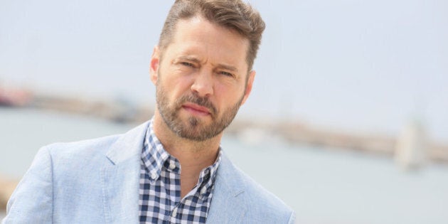 CANNES, FRANCE - APRIL 04: Jason Priestley attends 'Private Eyes' Photocall on April 4, 2016 in Cannes, France. (Photo by Tony Barson/FilmMagic)