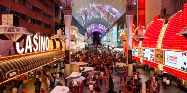 The Freemont Street Experience in Downtown Las Vegas, Las Vegas, Nevada, United States of America, North America