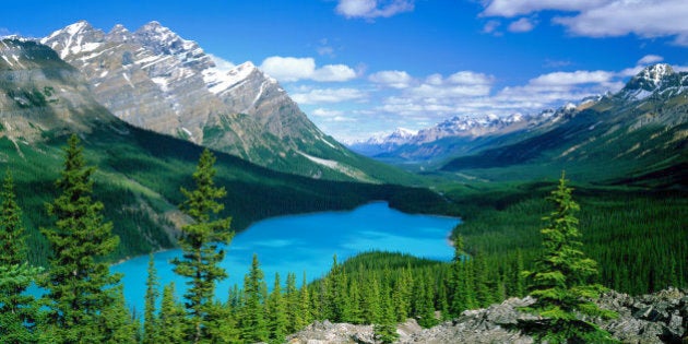 Canada, Alberta, Banff National Park and Peyto Lake