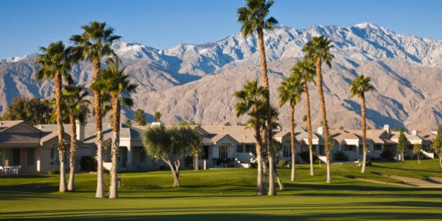 Palm Springs is a desert city in Riverside County, California, within the Coachella Valley. Golf, swimming, tennis, horseback riding and hiking in the nearby desert and mountain areas are major forms of recreation in Palm Springs.