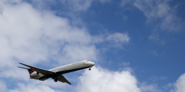 A Delta Air Lines plane arrives at HartsfieldJackson Atlanta International Airport, Monday, Aug. 8, 2016, in Atlanta. Delta Air Lines delayed or canceled hundreds of flights Monday after its computer systems crashed, stranding thousands of people on a busy travel day. (AP Photo/Branden Camp)