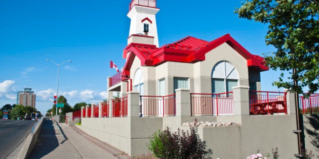 'Lighthouse in Port Credit, Mississauga, Ontario, Canada'