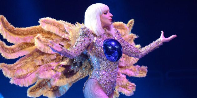 PITTSBURGH, PA - MAY 08: (Exclusive Coverage) Lady Gaga performs onstage during her 'artRave: The Artpop Ball' at Consol Energy Center on May 8, 2014 in Pittsburgh City. (Photo by Kevin Mazur/WireImage)