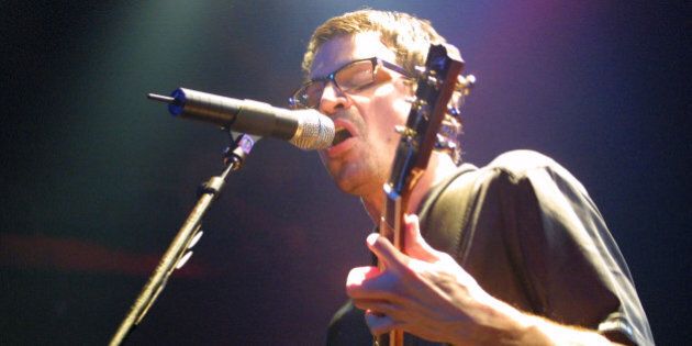 Matthew Good of the Matthew Good Band performing at the Bowery Ballroom in New York City. 3/7/01 Photo by Scott Gries/ImageDirect