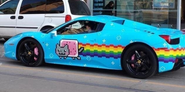 Deadmau5 Receives Cease-and-Desist From Ferrari, Sadly Unwraps Nyan Cat  'Purrari' | HuffPost News