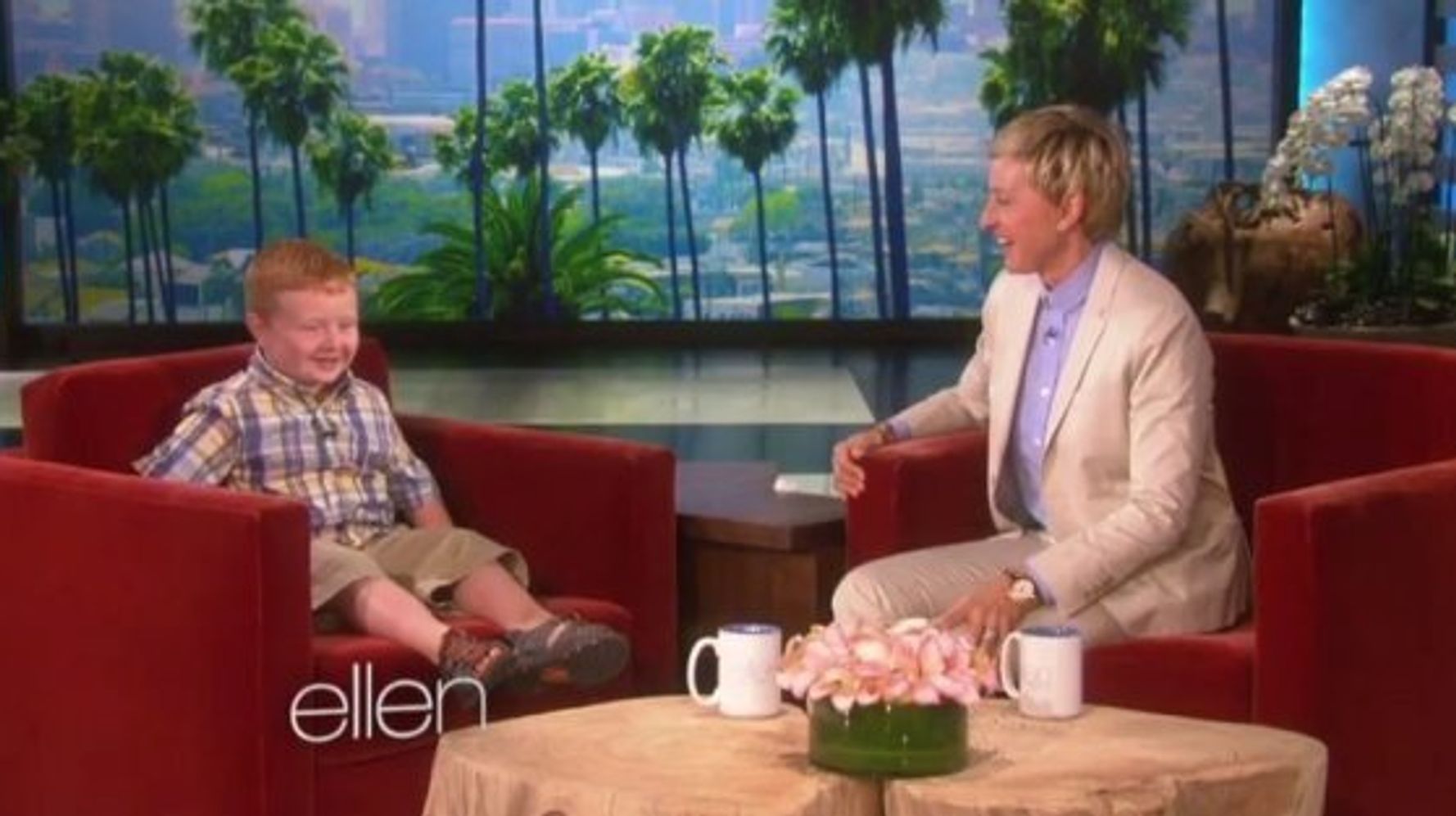 Ellen DeGeneres Meets 'Apparently' Kid Noah Ritter, And Apparently He's ...