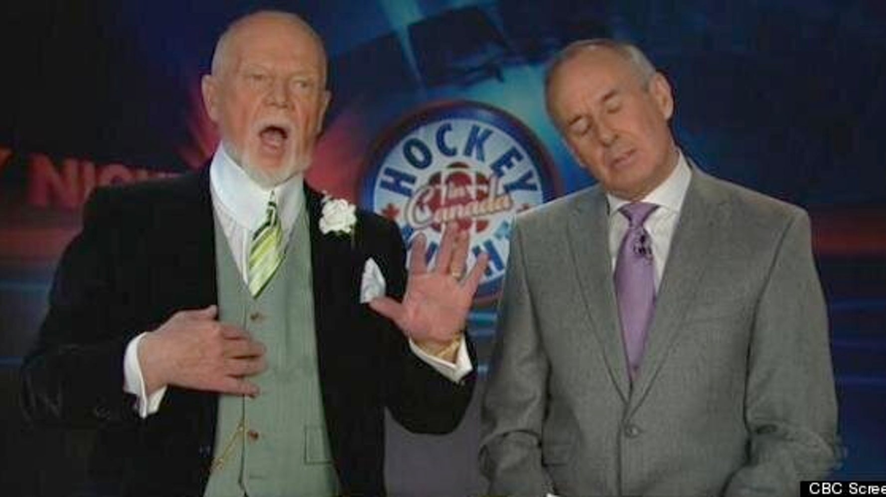 Don Cherry On 'Coach's Corner' Host Complains Live About Lack Of