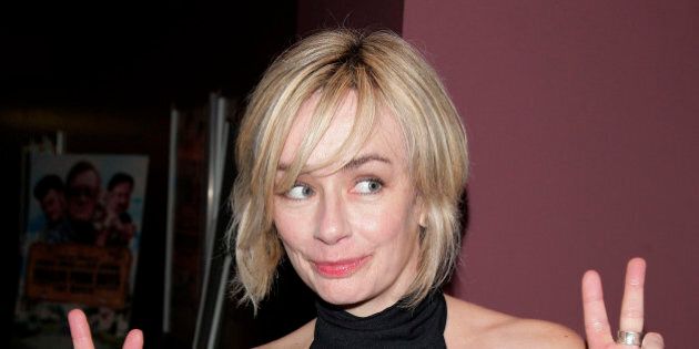 WEST HOLLYWOOD, CA - JANUARY 23: Actress Lucy Decoutere arrives at the premiere of Screen Media Film's 'Trailer Park Boys: The Movie' at the Laemmle's Sunset 5 Theater on January 23, 2008 in West Hollywood, California. (Photo by Kevin Winter/Getty Images)