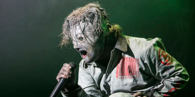 ROSKILDE, DENMARK - JULY 04: Corey Taylor from Slipknot headlines the Orange Stage on Day 1 of the Roskilde Festival on July 4, 2013 in Roskilde, Denmark. (Photo by Rob Ball/Getty Images)