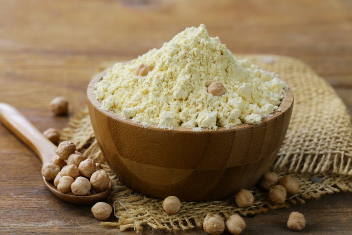 Harina de garbanzos.