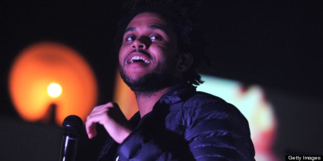 TORONTO, ON - NOVEMBER 2: The Weeknd - alias Abel Tesfaye and friends - perform the first of four sold-out...