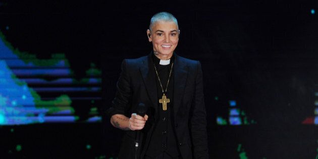 MILAN, ITALY - OCTOBER 05: Sinead O'Connor attends 'Che Tempo Che Fa' Italian Tv Show on October 5, 2014 in Milan, Italy. (Photo by Stefania D'Alessandro/Getty Images)