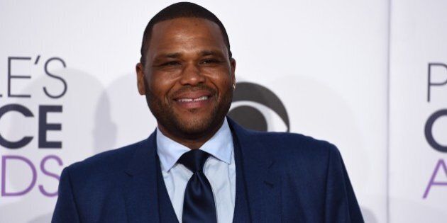 Anthony Anderson arrives at the People's Choice Awards at the Nokia Theatre on Wednesday, Jan. 7, 2015, in Los Angeles. (Photo by Jordan Strauss/Invision/AP)