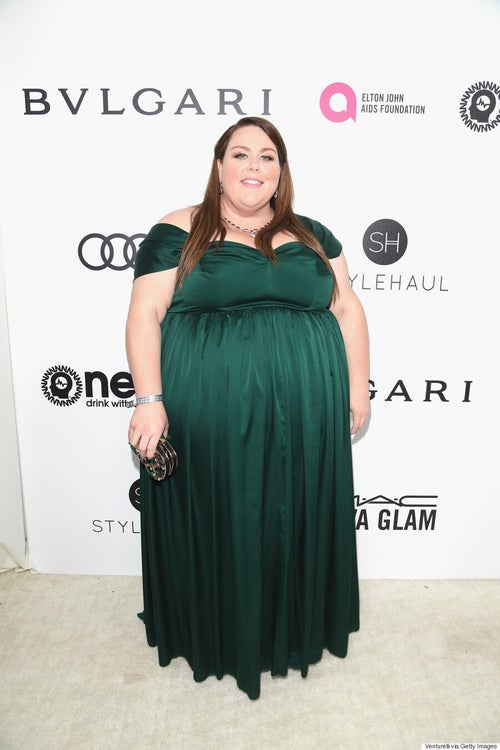 chrissy metz green dress Opens Up On The Struggle Of Being Plus-Size In Hollywood nonpreview
