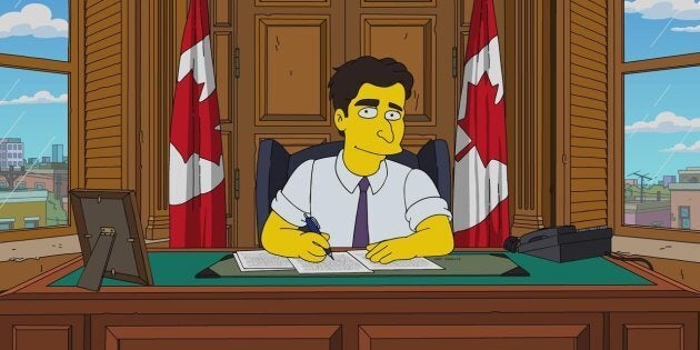 Prime Minister Justin Trudeau will be portrayed in Sunday's Canadian-themed episode of