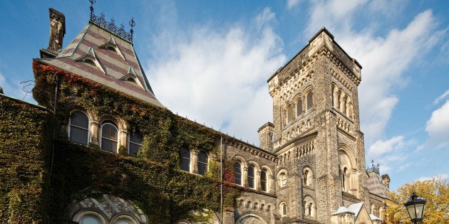 A view of the University of Toronto, one of Canada's top-rated universities. It is consistently ranked higher than most colleges in the U.S.