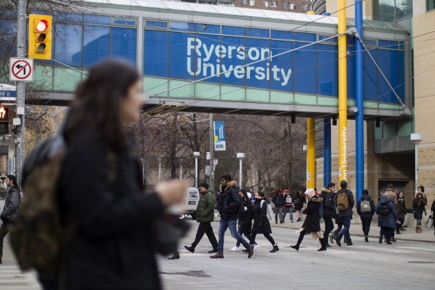 The Ryerson University campus in Toronto.