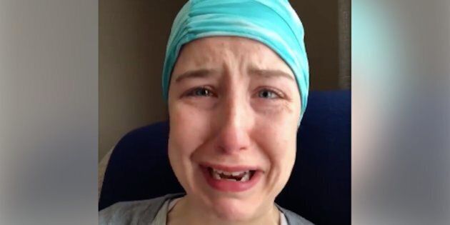 Inez Rudderham, seen here in a screenshot from a Facebook video, says she wants a meeting with the premier of Nova Scotia in an emotional response to the province's health-care system.