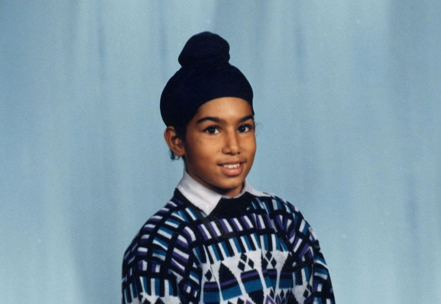 A young Jagmeet Singh poses for a school photo in this undated picture.