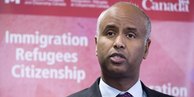 Immigration Minister Ahmed Hussen says a backlog of