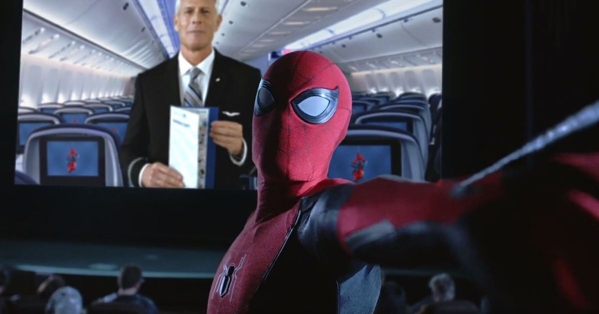 スパイダーマンが機内ビデオで暴れまくる ユナイテッド航空の新しい機内説明が公開に ハフポスト