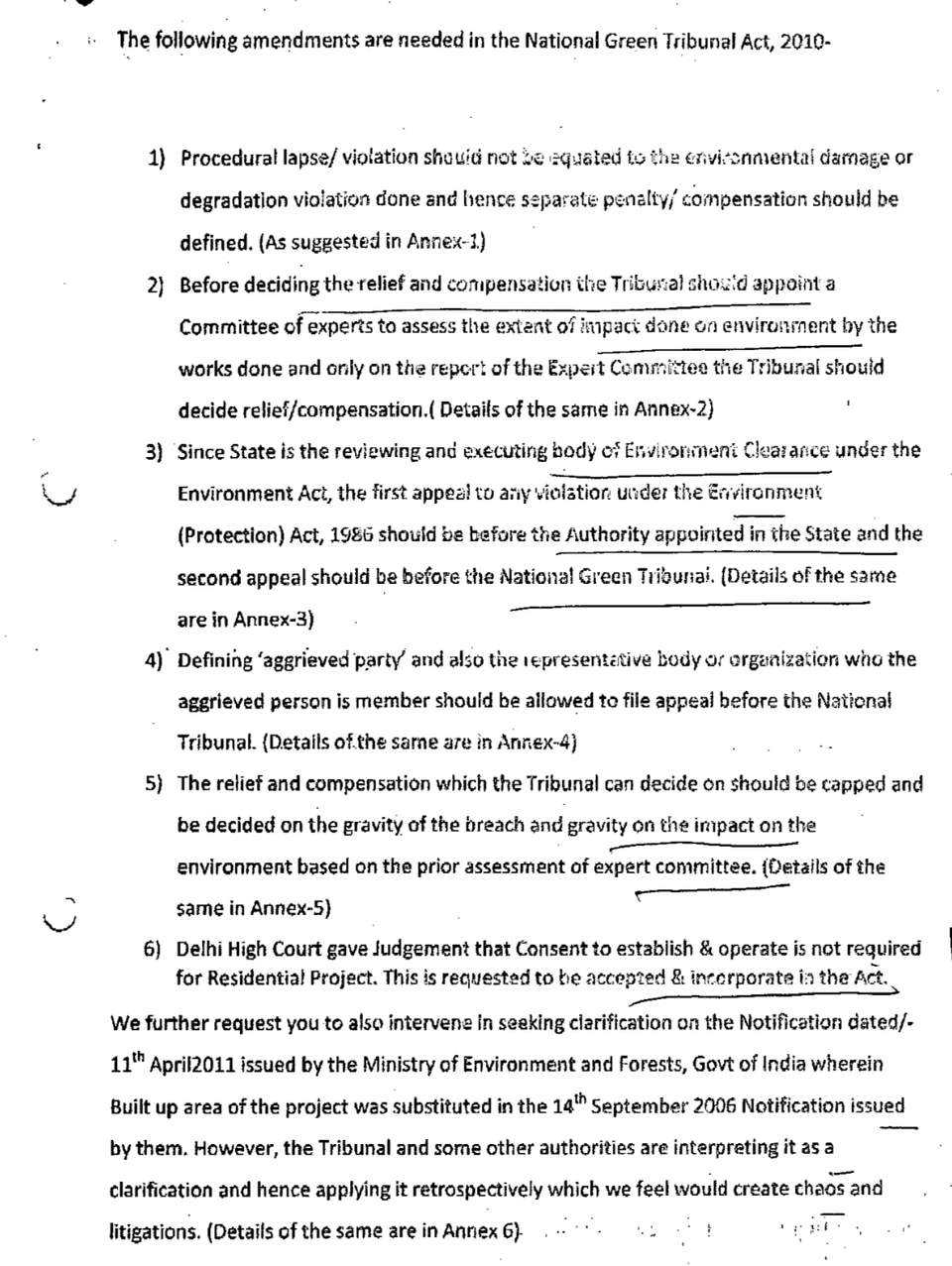 This page was also a part of documents attached with Rajya Sabha MP Sharad Pawar's letter. The main text...