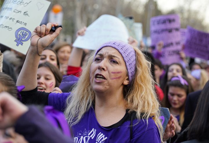Manifestación en Madrid del pasado 8 de marzo, Día de la Mujer. 