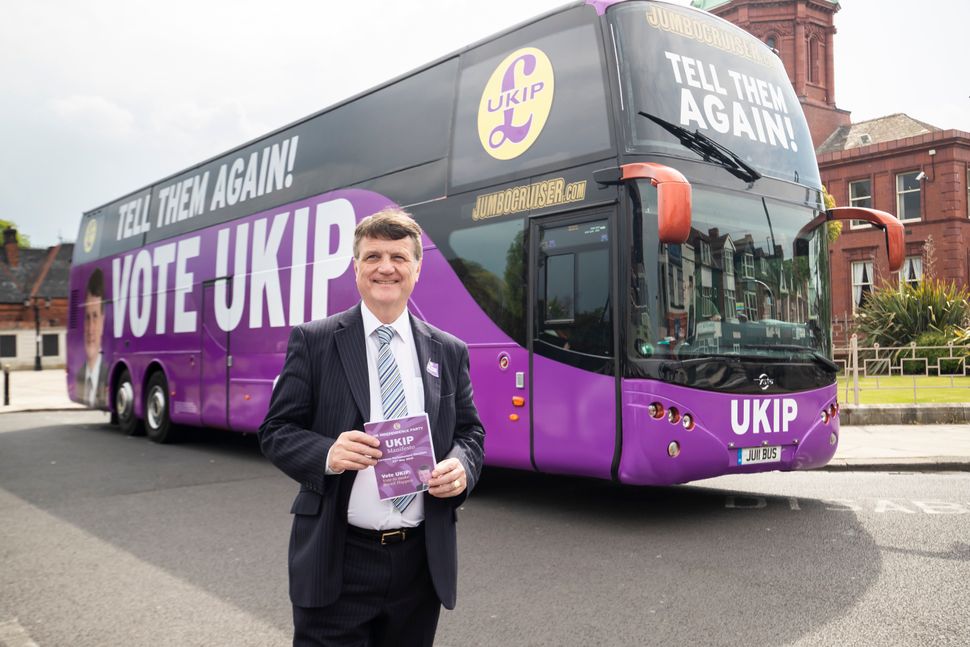 UKIP leader Gerard Batten 