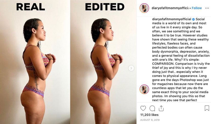 Sia Cooper, an Instagram influencer and personal trainer, is on a mission to "normalize what is actually normal."
