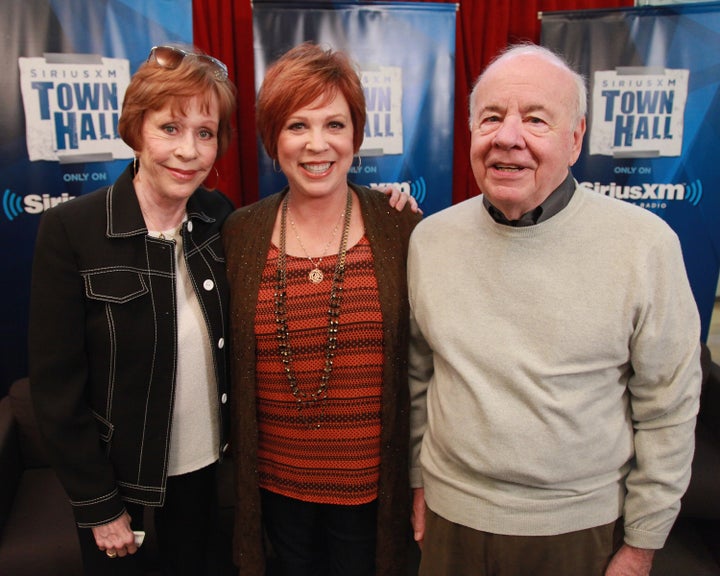 Carol Burnett, Vicki Lawrence and Tim Conway attend "SiriusXM's Town Hall with Carol Burnett" on Sept. 26, 2012, in New York City.