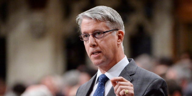 Andrew Leslie rises during question period in the House of Commons on Parliament Hill in Ottawa on Sept. 27, 2018.