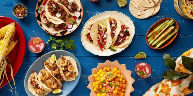 Mexican family-style dinner for Cinco de Mayo