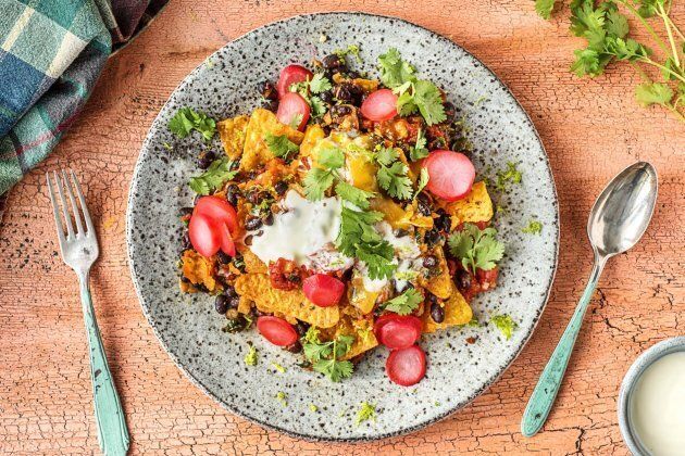 Spice up your Cinco with chilaquiles.