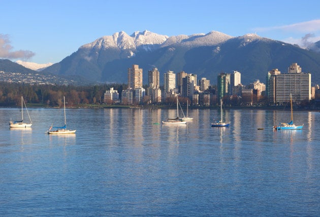 Apartments overlooking English Bay in Vancouver's West End.