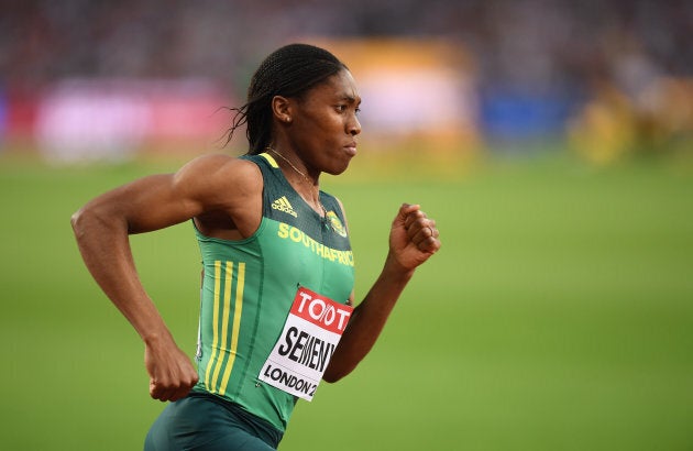 Caster Semenya of South Africa competes in the final of the Women's 800-metre event at the 2017 IAAF World Athletics Championships.