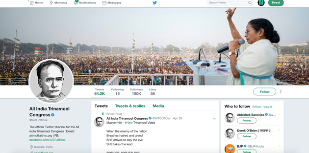 Mamata, TMC Leaders Change Twitter And FB Pictures To Vidyasagar After Statue