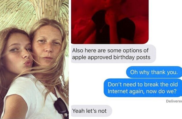 Gwyneth Paltrow Chiede Permesso Alla Figlia Per Farle Gli Auguri Sui Social L Huffpost