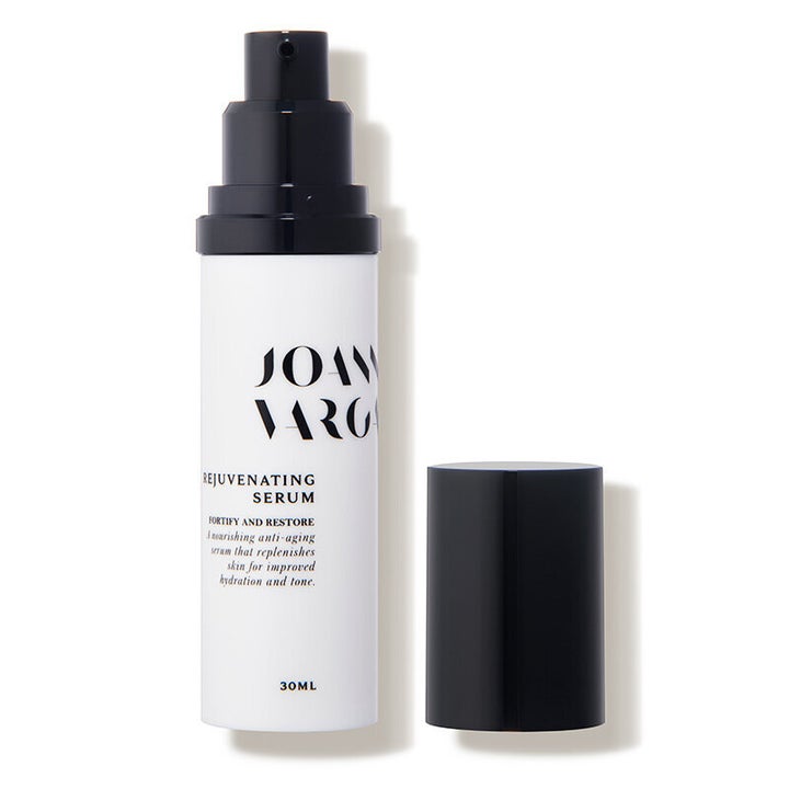 The serum Kaling says she swears by is the Joanna Vargas Rejuvenating Serum, a botonically based anti-aging serum packed with vitamin C for brightening and restorative oils like argan, jojoba and neroli. <strong><a href="https://fave.co/2Hljs76" target="_blank" rel="noopener noreferrer">Get it at Dermstore, $100</a></strong>.